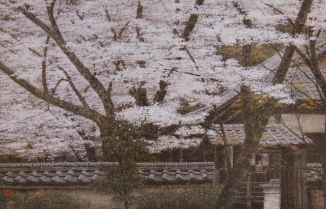 澁澤卿、【伽藍花盛】、希少な画集より、新品額装付、状態良好