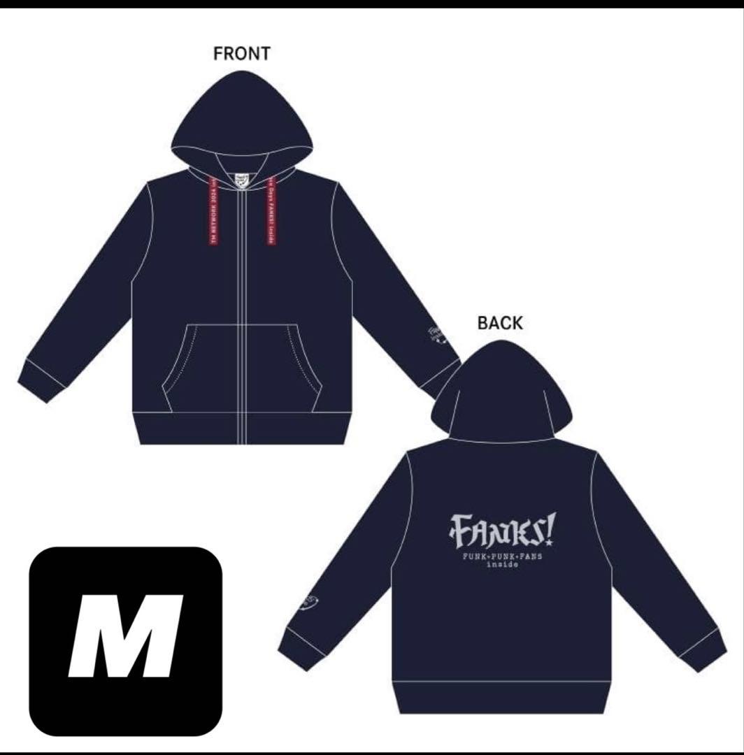 TM NETWORK FANKS inside ジップパーカー Mサイズ TM NETWORK FANKS inside ジップ パーカー Mサイズ