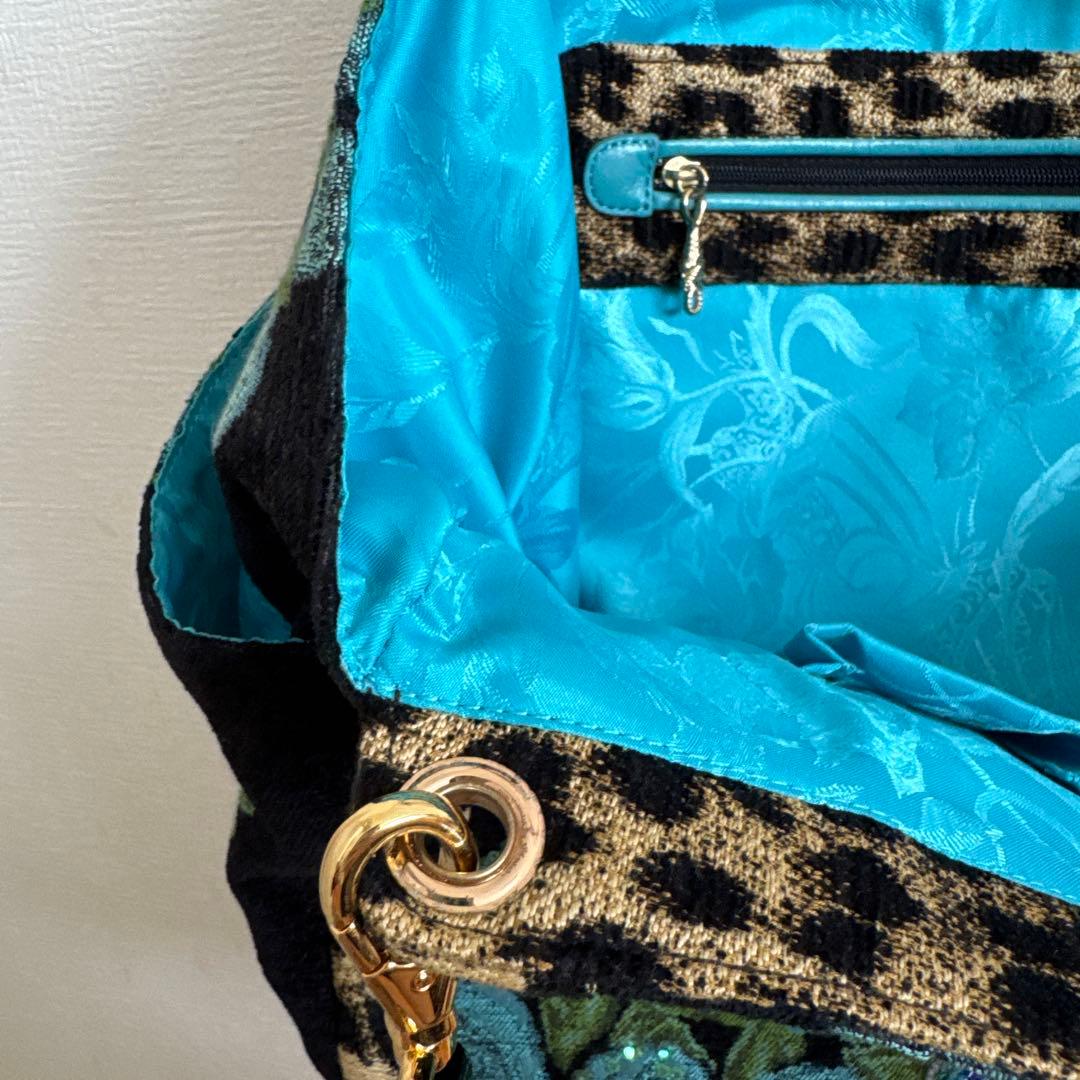 シンクビー　ブルーローズ　レオパード 定価58000円　ショルダーバッグ