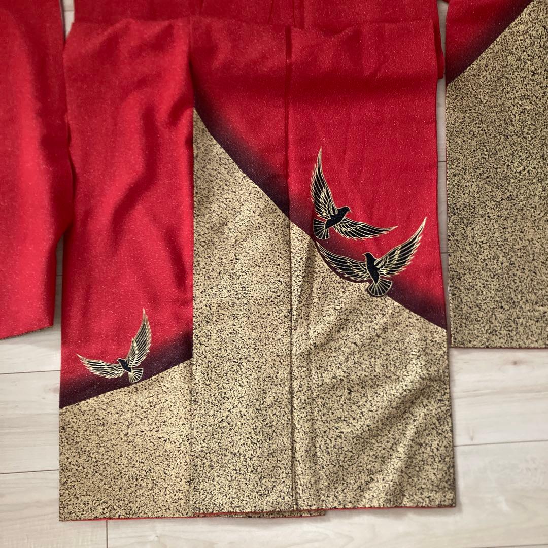 振袖 成人式 卒業式 お呼ばれ お稽古 赤にラメ レディース