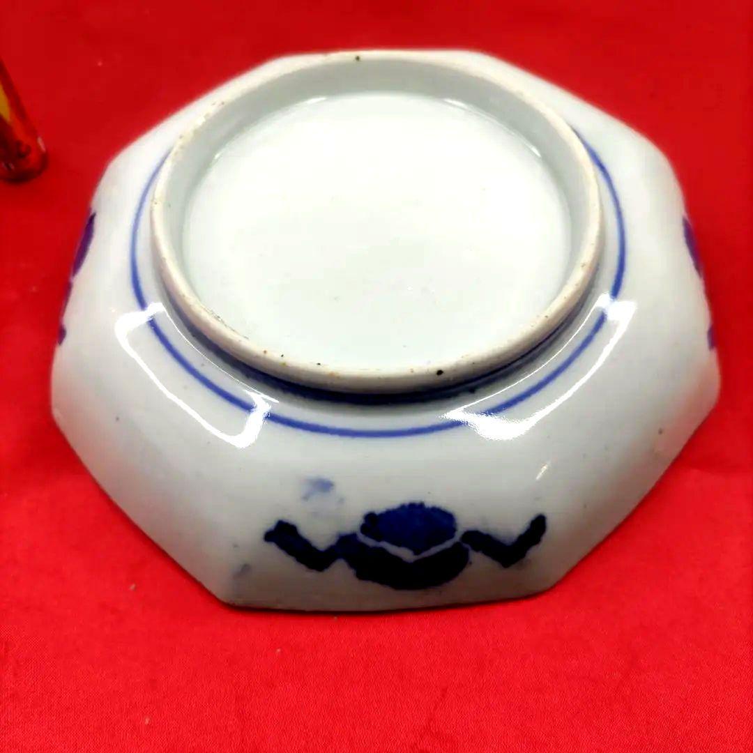 有田焼 伊万里焼 古伊万里 金彩 色絵 小皿 角皿 八角皿 5寸皿5