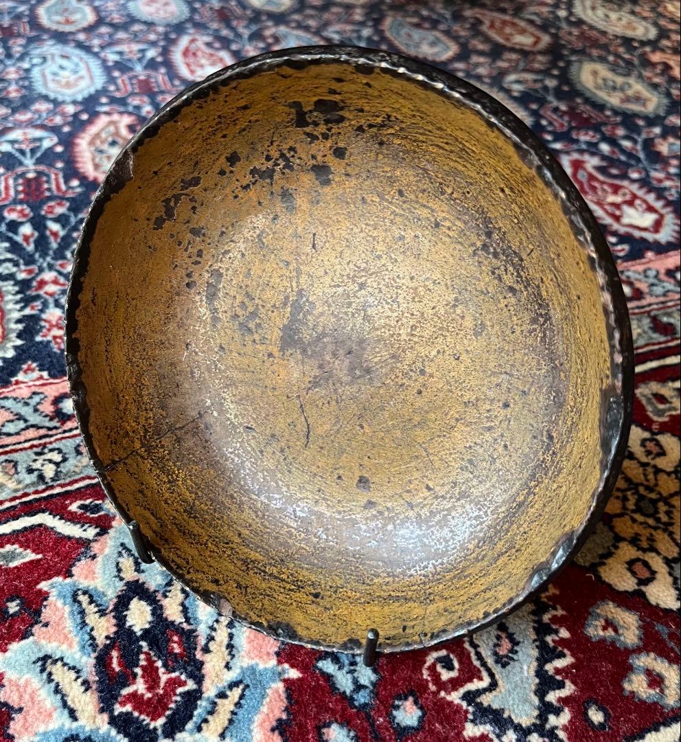 19世紀 アメリカ レッドウェア皿 スリップウェア 古民藝 アンティーク