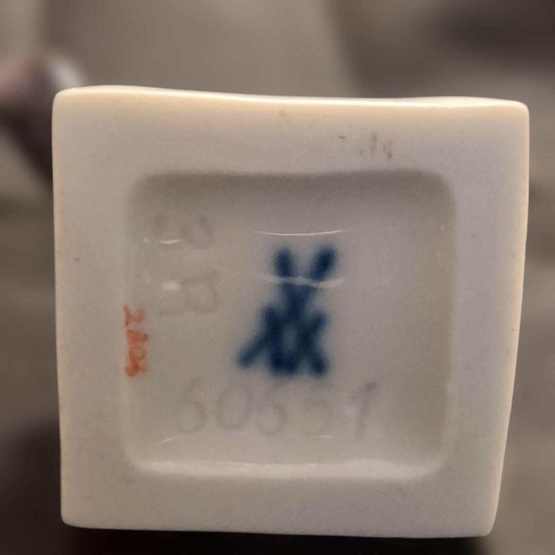 マイセンのクラウンハーモニカ、ピエロです。 p*i様 Meissen マイセン