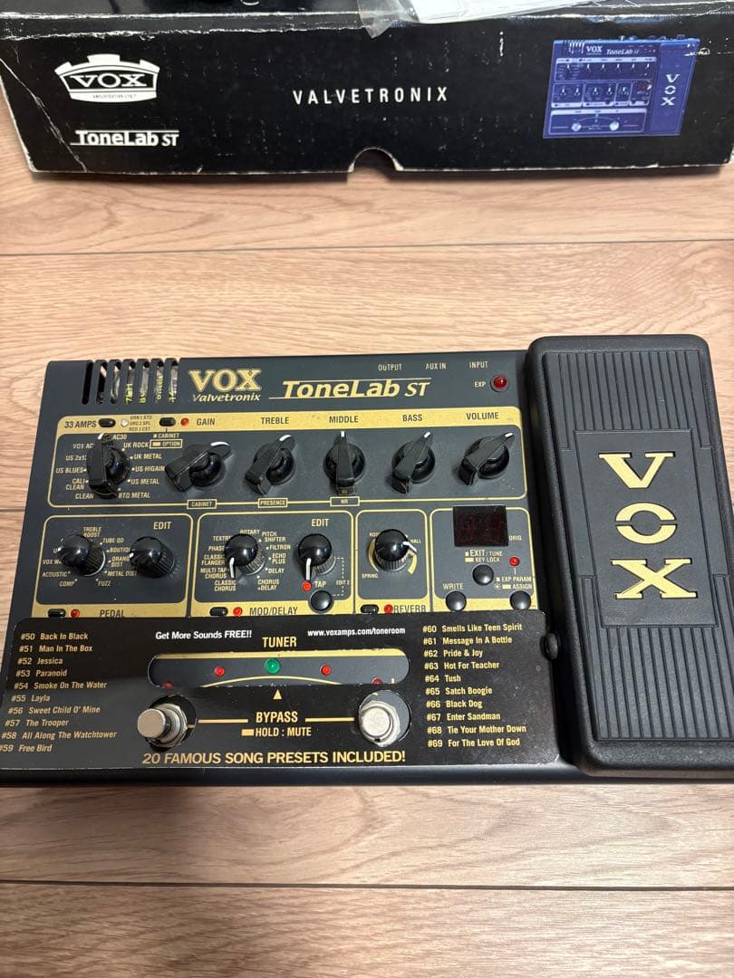 VOX ToneLab ST マルチエフェクター　箱あり完品