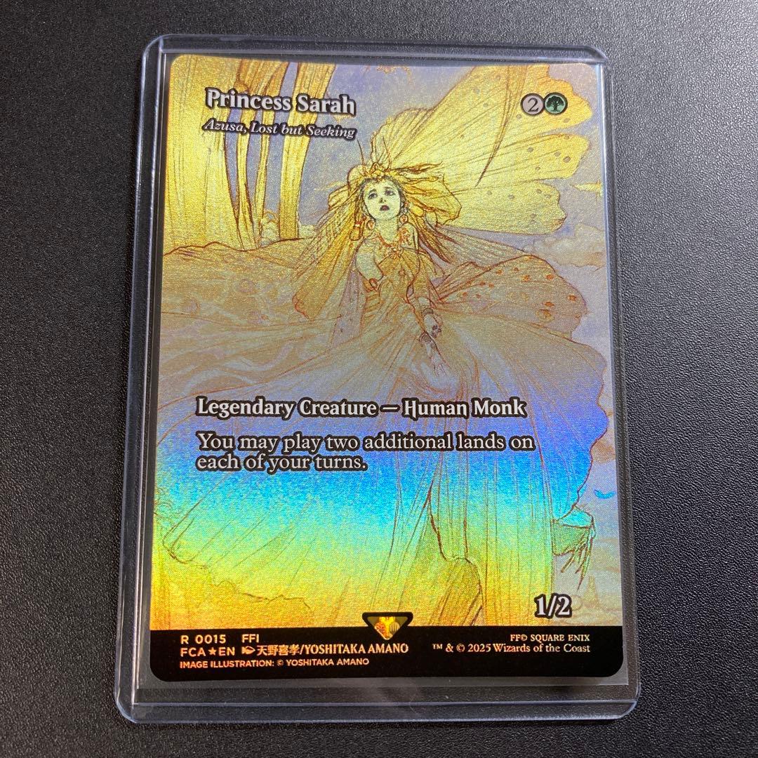 MTG FF セーラ姫 迷える探求者、梓 英語版 foil 継承史 天野喜孝 R