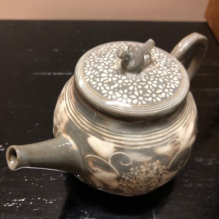 三島手 陶樂 急須 煎茶 茶道具