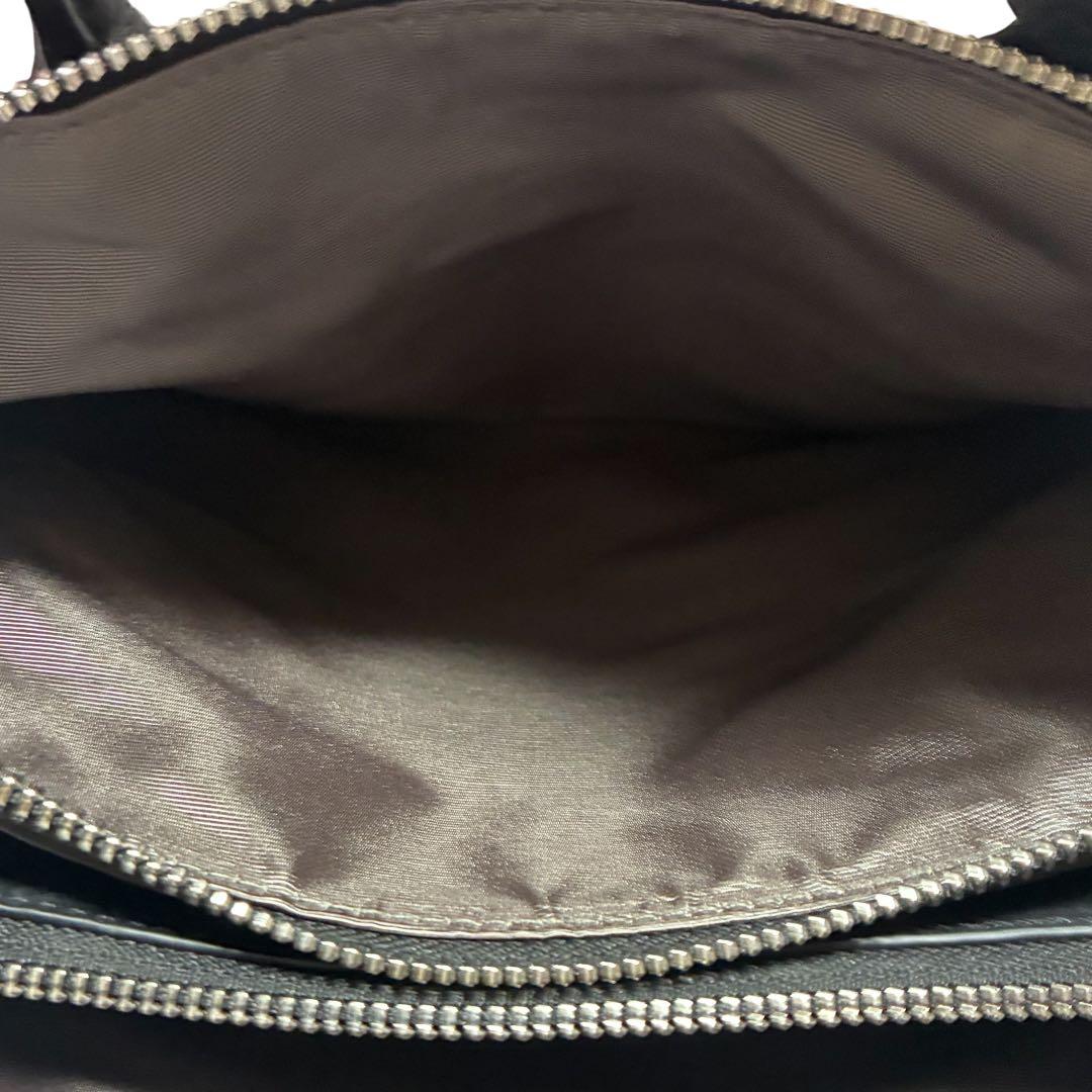 新品タグ　ヘイニ　オリエット　2way ショルダーバッグ　ブラック　レザー