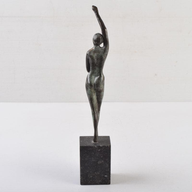ブロンズ像 裸婦像 女性像 置物 約1.2kg C 9070