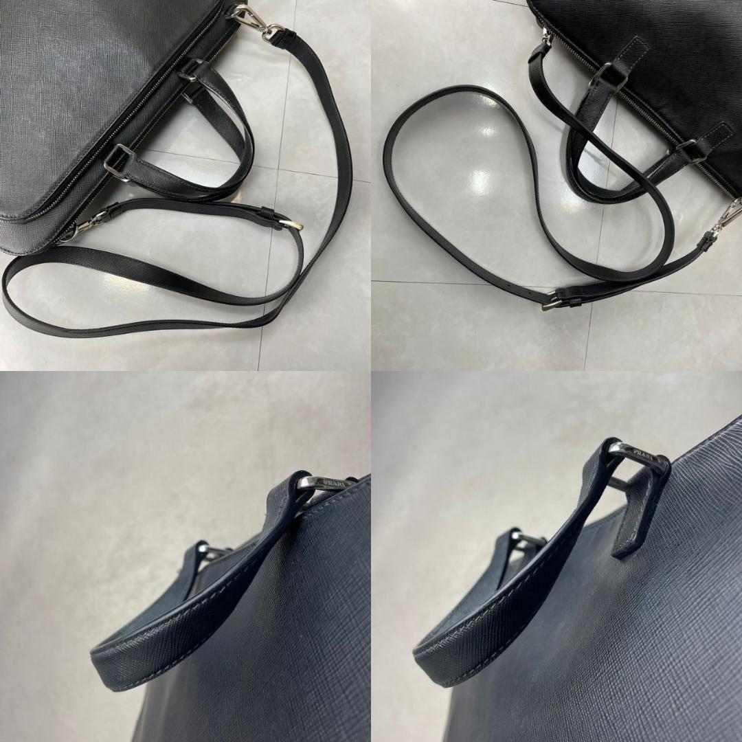 PRADA ビジネスバッグ プラダ 2way ハンドバッグ VR0078 黒