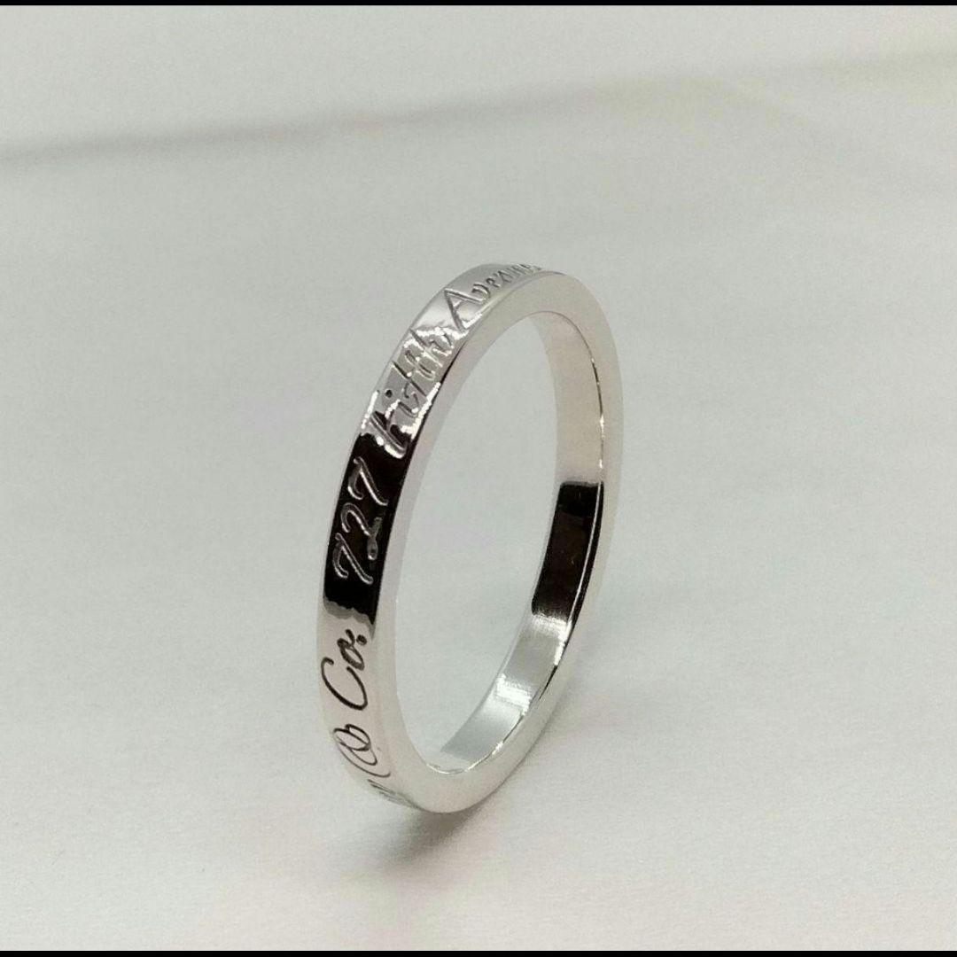 19号ティファニーシルバー925NYノーツリング指輪