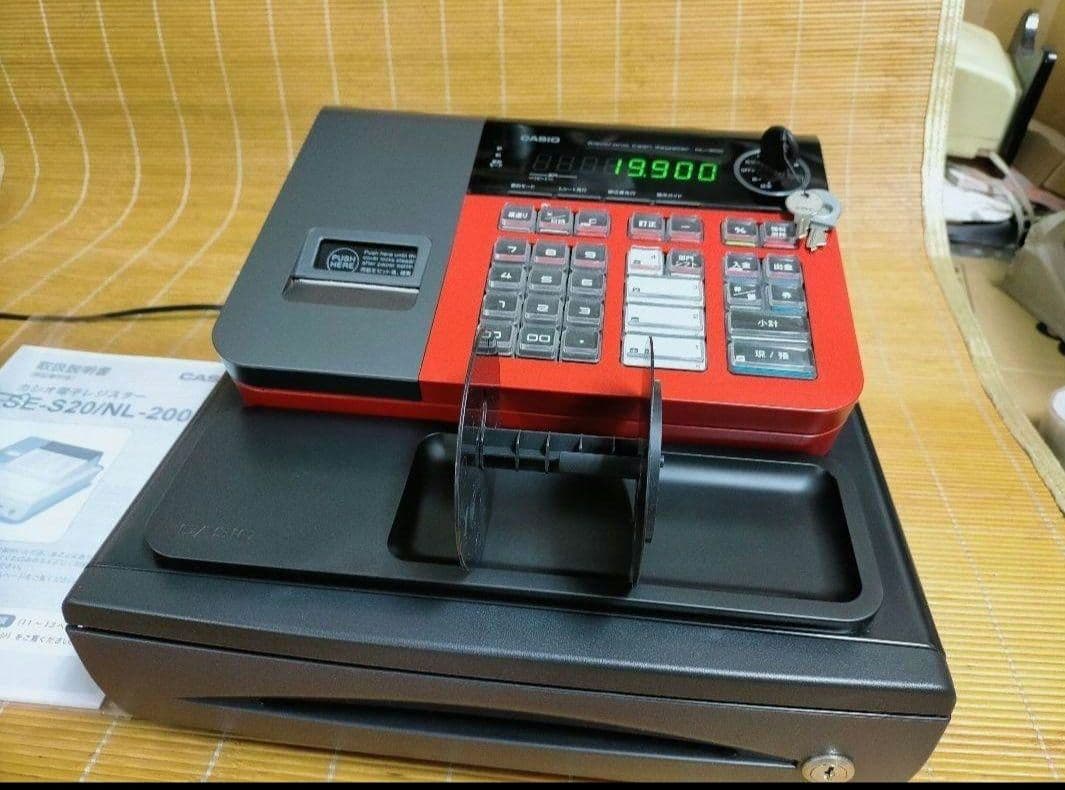 CASIOレジスターSE-S20/NL200中古希少カラー147258