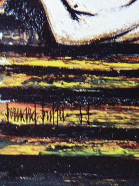 ベルナール・ビュッフェ「LES OISEAUX-L'oiseau rouge」