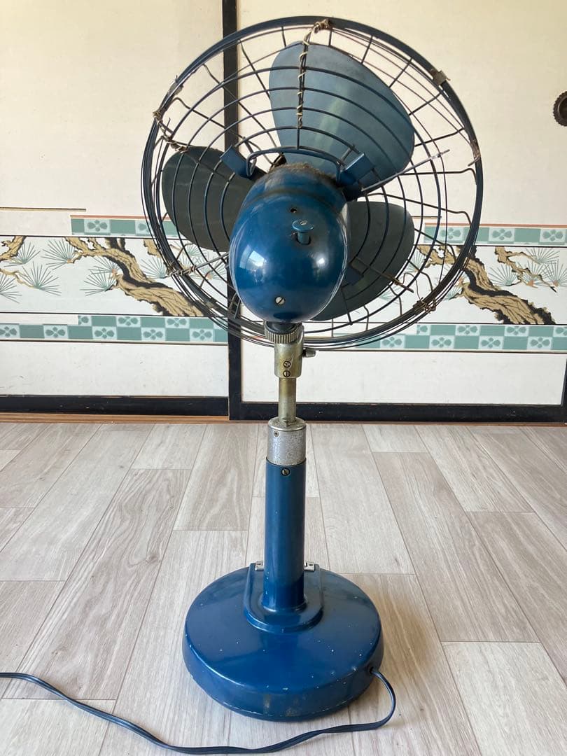 希少 FUJIDENKI レトロ 扇風機 サイレントファン アンティーク 稼動品