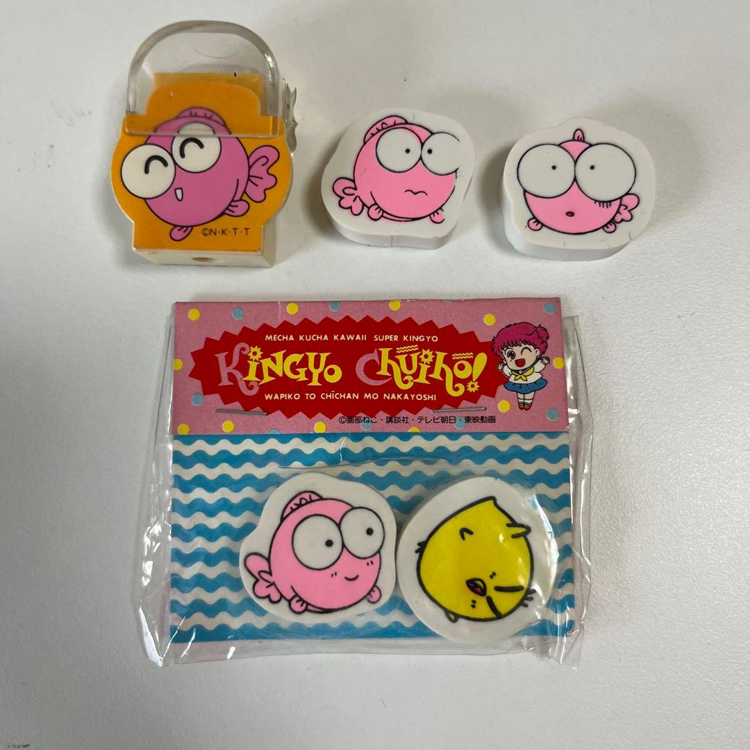 レトロ 消しゴム スヌーピー ファンシー ちびまるこ きんぎょ注意報