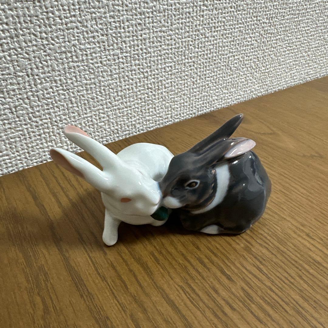 ロイヤルコペンハーゲン フィギュリン2011 ペアうさぎ - メルカリ