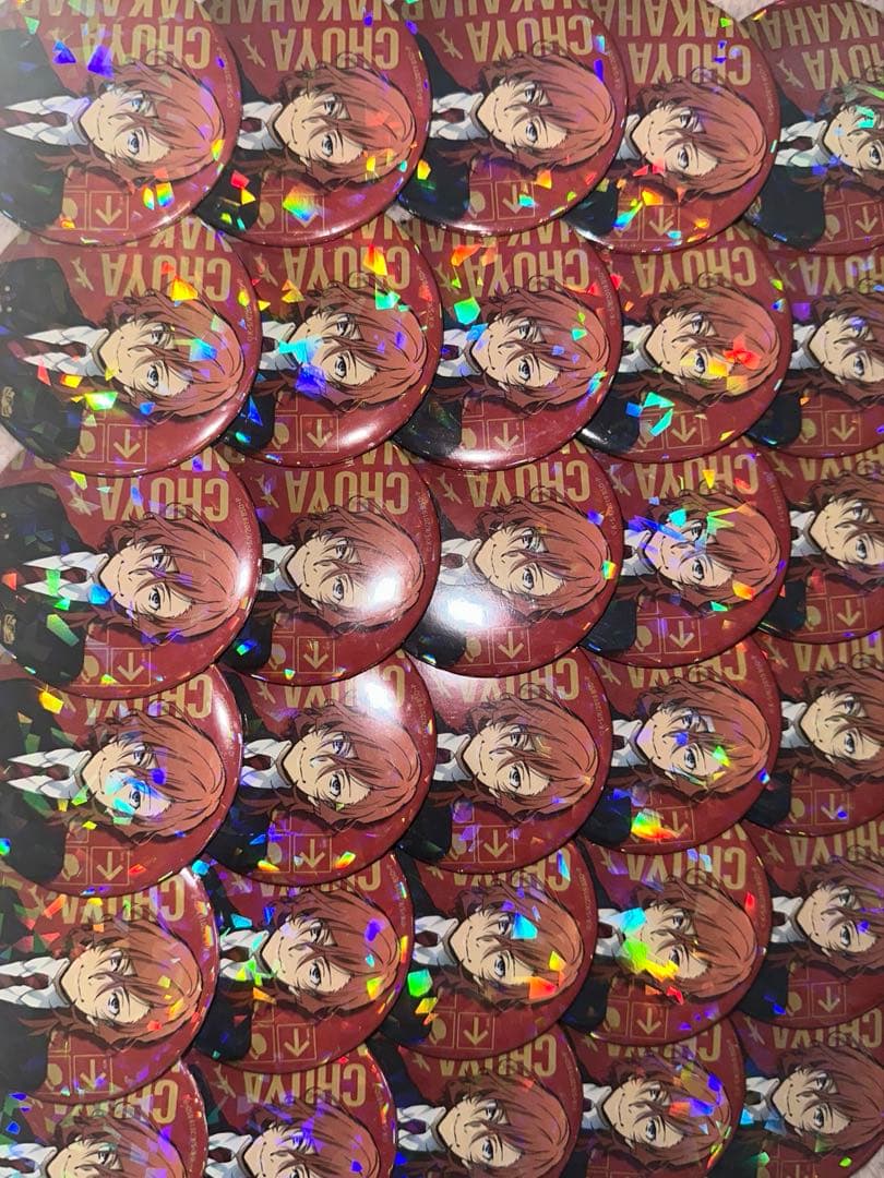 中原中也 ホログラム缶バッジ 成田空港30個