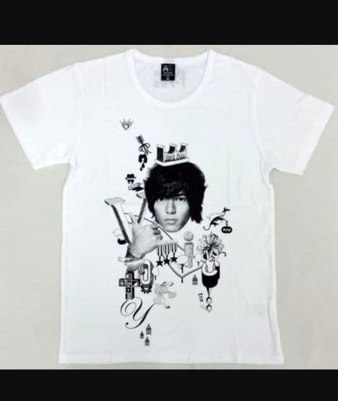 山下智久 顔Tシャツ 非売品 山下智久 ライブTシャツ 山下智久 顔Tシャツ