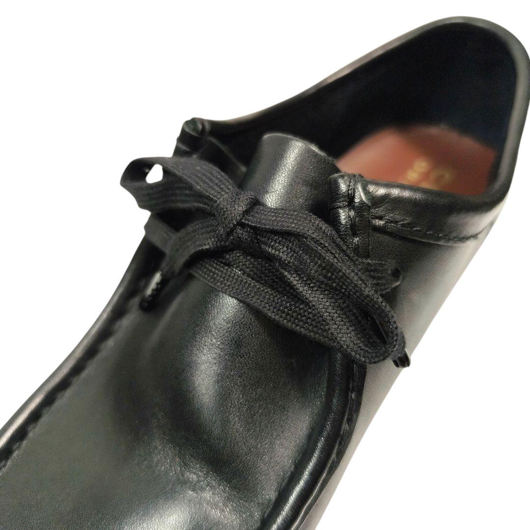 CLARKS ORIGINALS クラークス ワラビー ブラック レザー 25