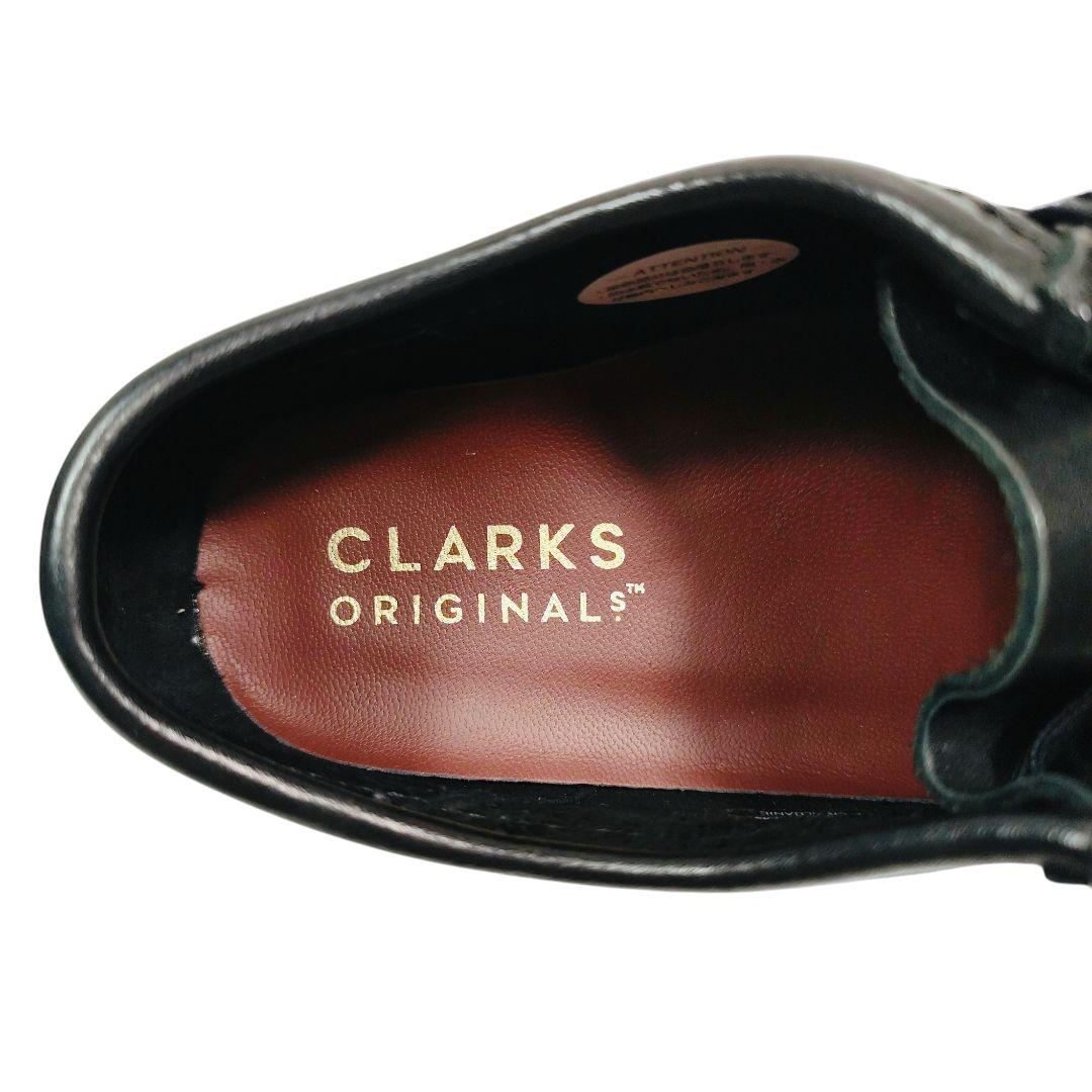 CLARKS ORIGINALS クラークス ワラビー ブラック レザー 25