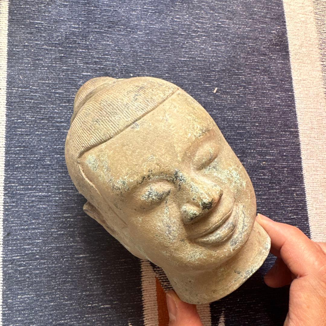 カンボジア アンコールワット 仏像 仏頭 仏教美術 クメール美術