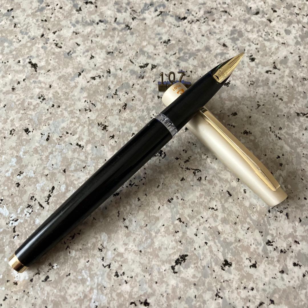 #107 オーバーホール済み 万年筆 パイロット ロング MUSIC 14k