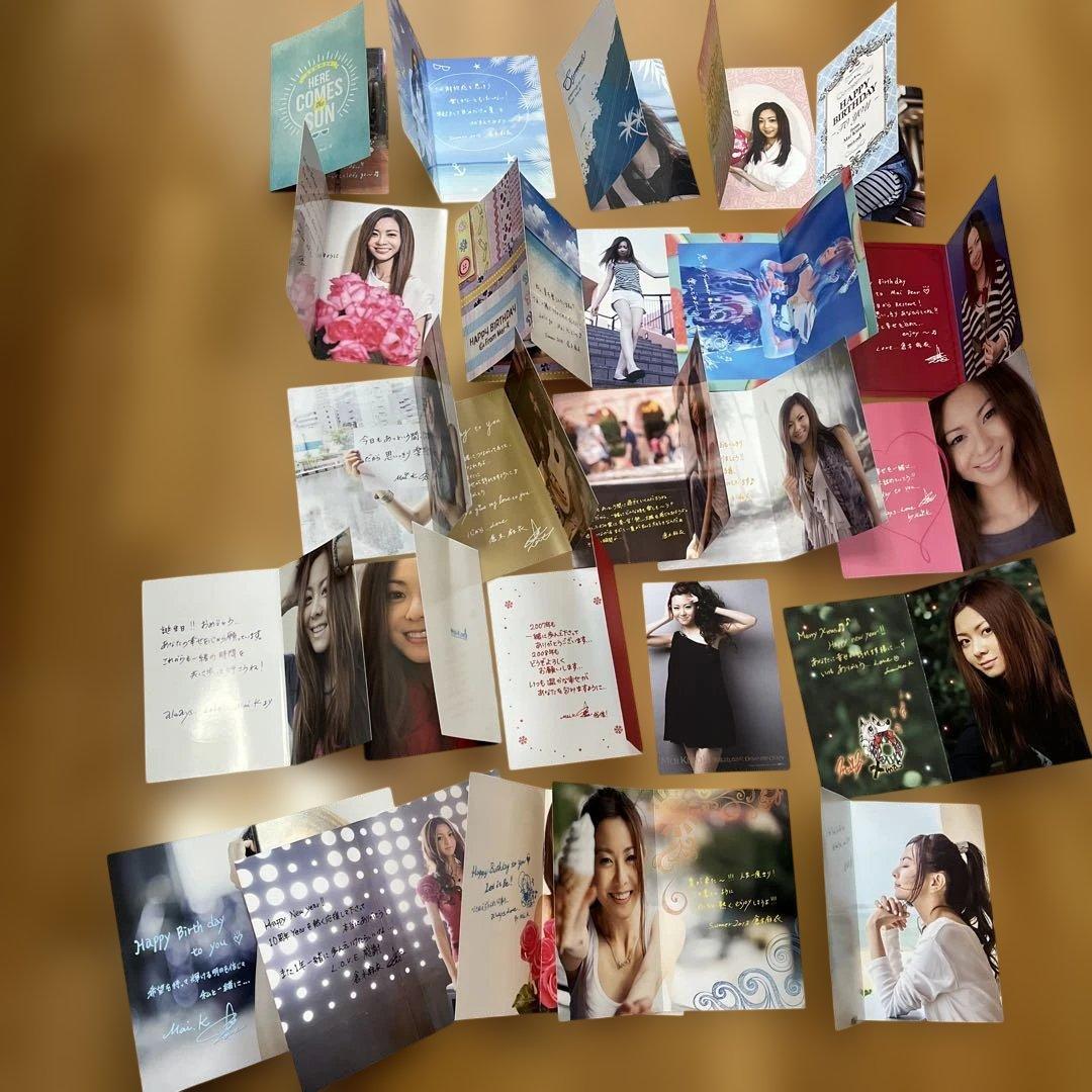 大量！倉木麻衣 ファンクラブ限定 グリーティングカード等 各種 36点