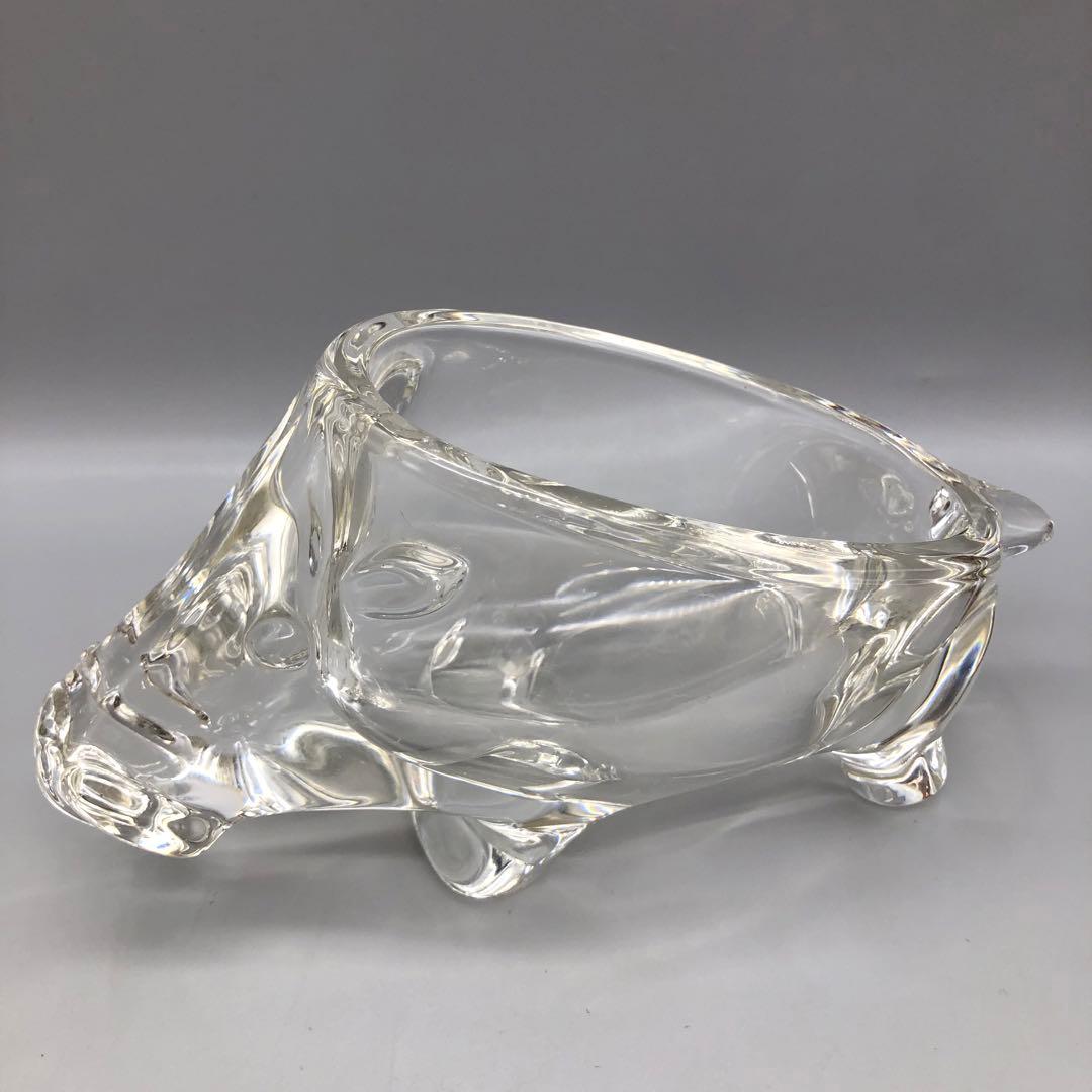 東洋佐々木ガラスクリスタル動物園シリーズ置物小物入れ犬&イノシシ