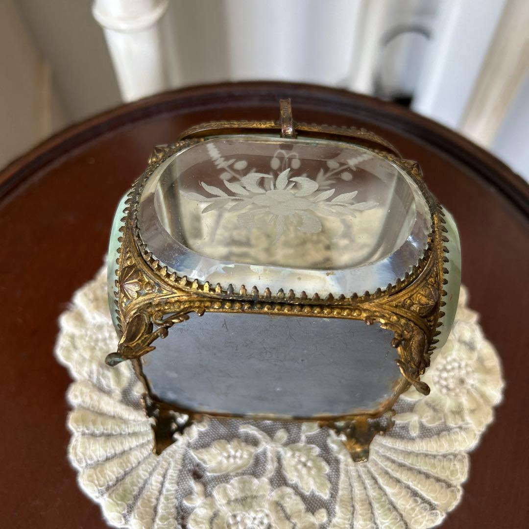 フランスアンティーク ジュエリーボックス 指輪リングの箱 宝石店