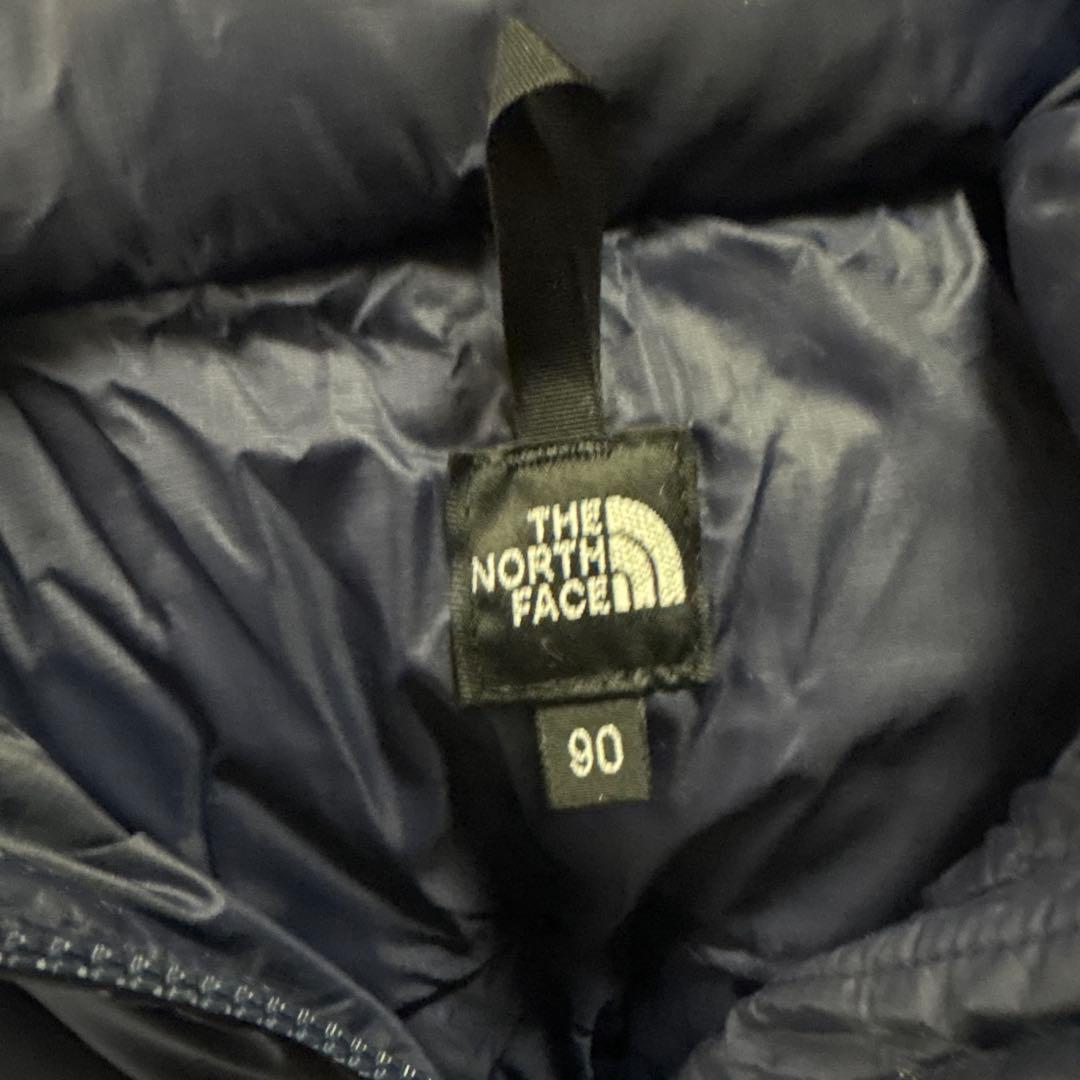 THE NORTH FACE フード付きダウンジャケット 90 ネイビー