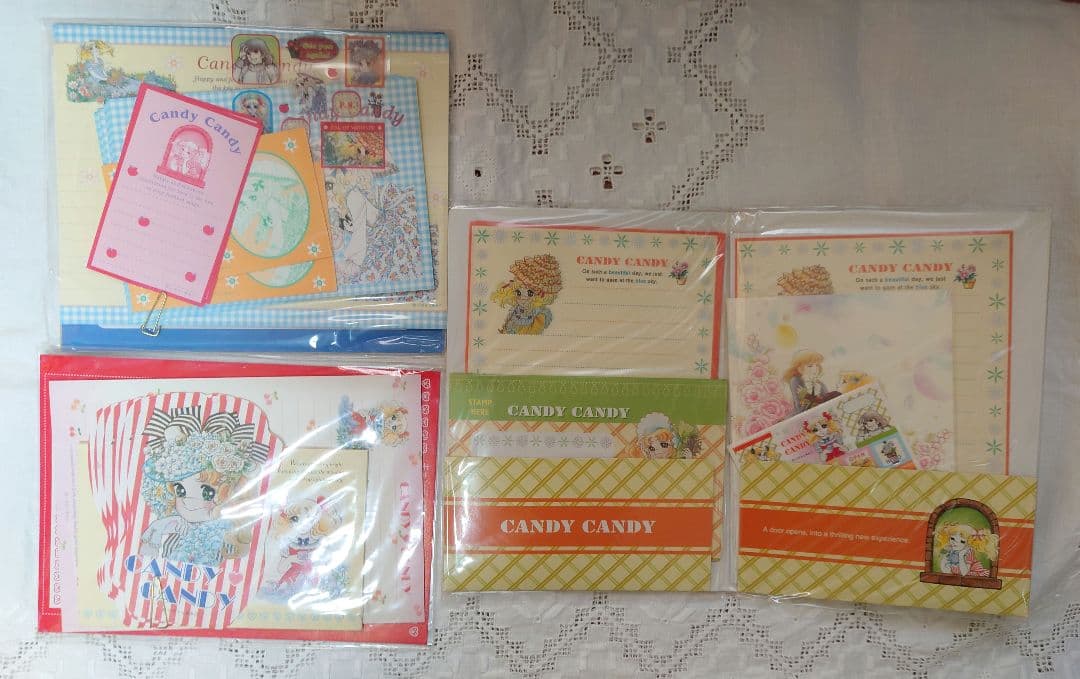 キャンディキャンディ便箋　レターセット　メモ帳 シール　ポストカード　まとめ売り