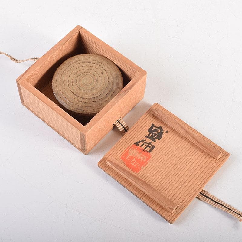 茶道具 木村盛伸作 灰釉 香合 共布共箱 V 8318