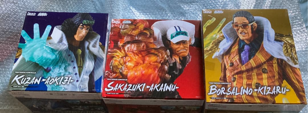 フィギュアーツzero ワンピース 三大将 フィギュア 赤犬・黄猿・青雉