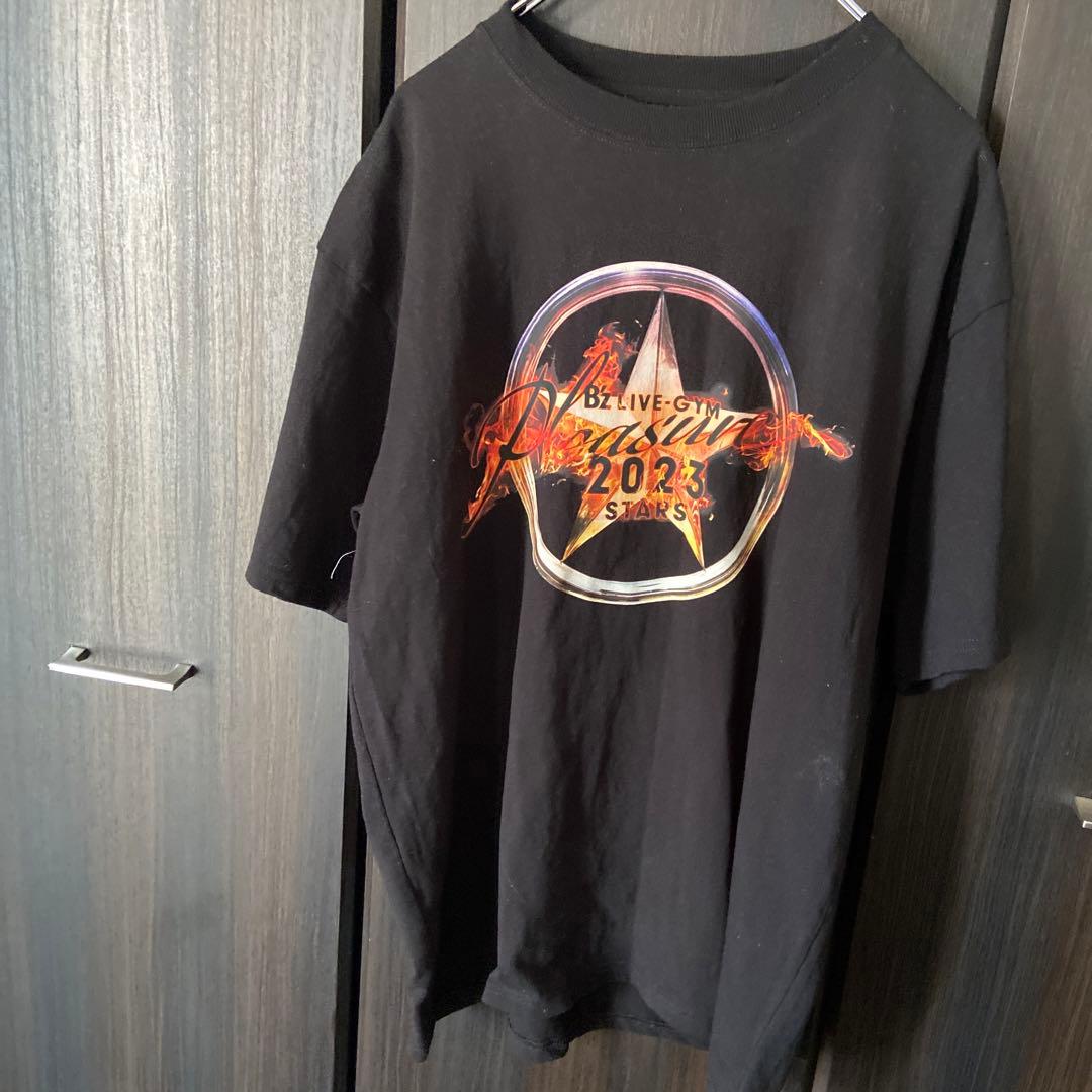B'z LIVE-GYM Pleasure 2023 ツアーTシャツ XL B'z Tシャツ ロックンロール