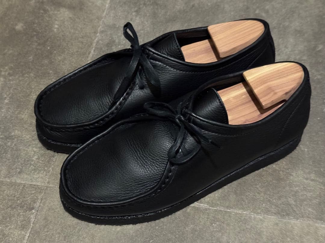 極美品　スティルバイハンド　シボ革　チロリアンシューズ　ブラック黒