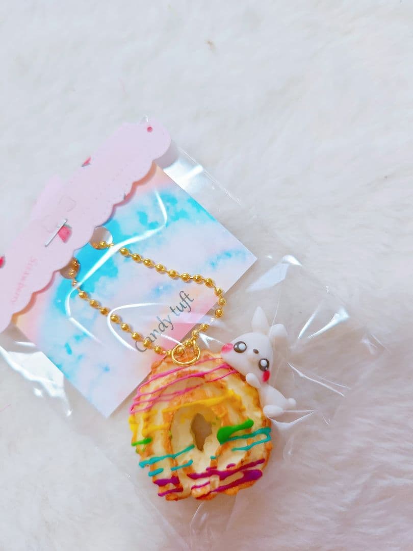 Summerソーダ　トラ　シャカシャカキーホルダー　フェイクスイーツ　チャーム