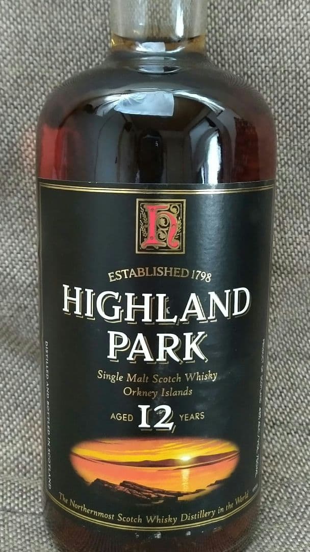 最終値下げ】ハイランドパーク12年 750ml 旧ボトル ハイランドパーク12