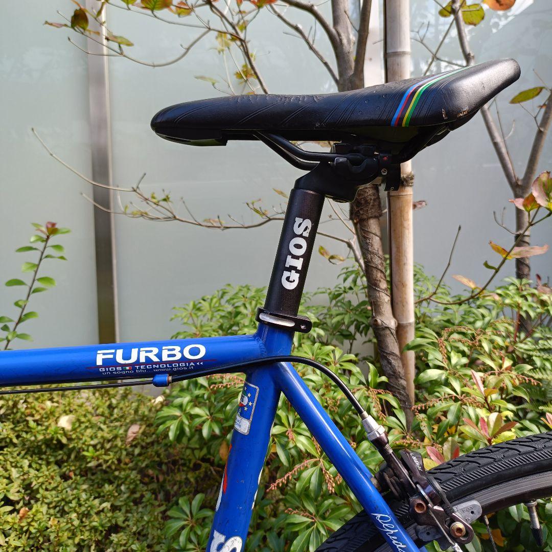 GIOS FURBO ロードバイク (540mm/タイヤ新品) クロモリ GIOS FURBO
