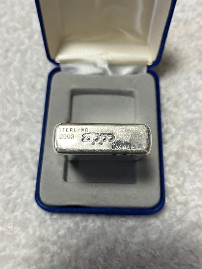 ZIPPO 2003年製 スターリングシルバー ダイアゴナルライン 純銀 - メルカリ