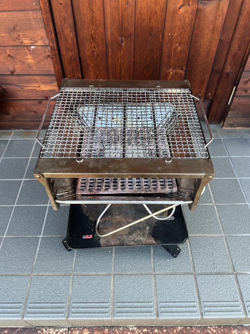 スノーピーク　焚き火台L ＋グリルブリッジ＋焼き網＋ 収納バッグ付き