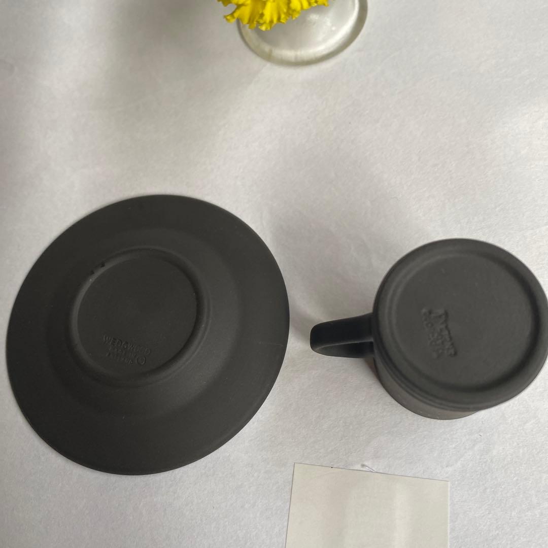 くにちゃん ウェッジウッド バサルト ブラック ミニチュア マグカップ