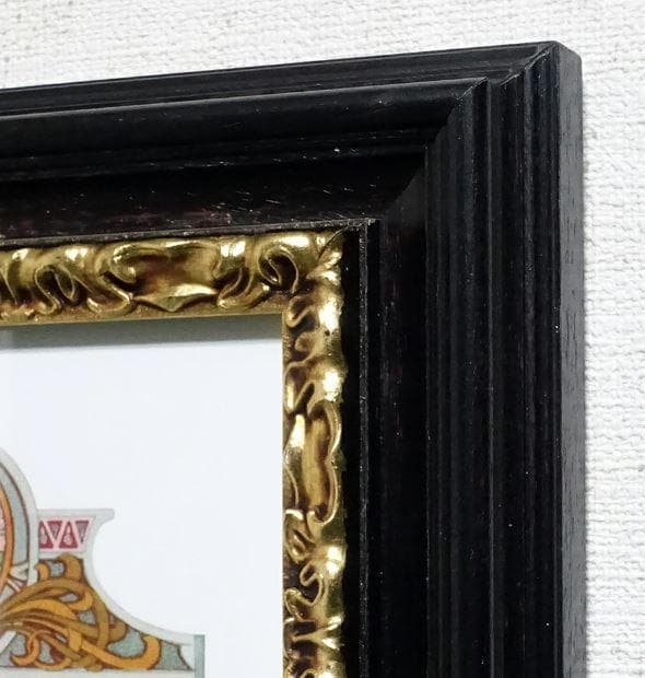 イタリア 額絵 アートフレーム ミュシャ 四季 FAL-6232MC