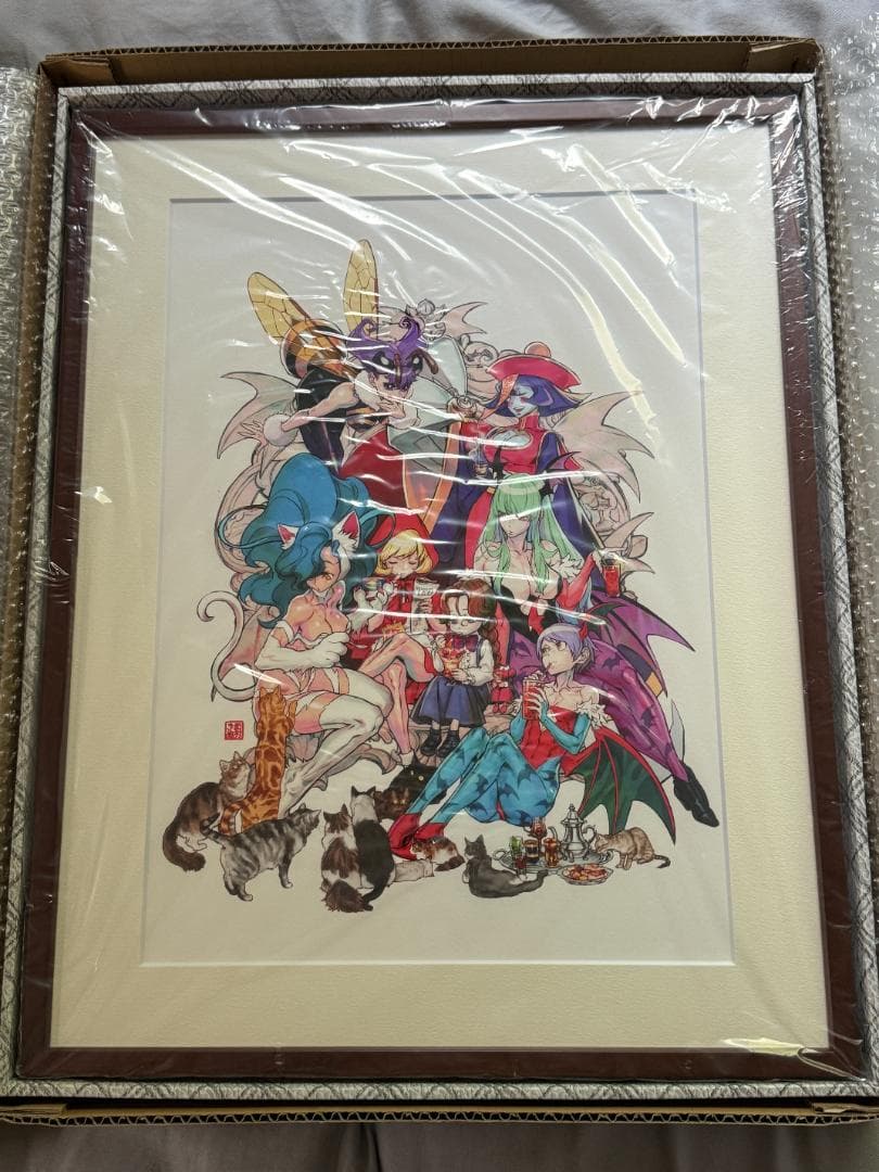 イーカプコン限定 ヴァンパイアセイヴァー 西村キヌ 額装アート プリマグラフィ