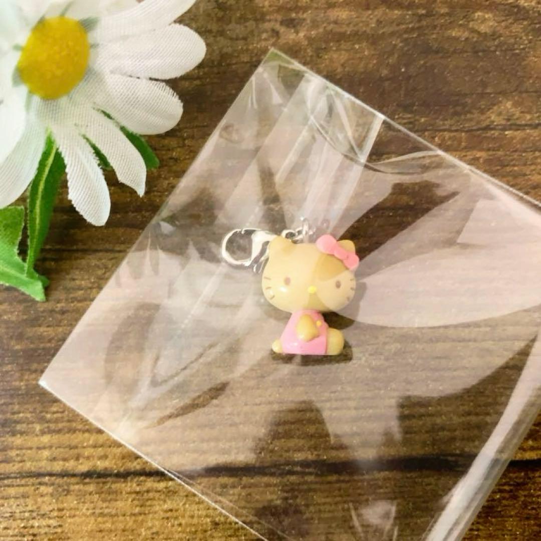 希少レア ハローキティ 日焼け 横向き ファスナーマスコット 2001