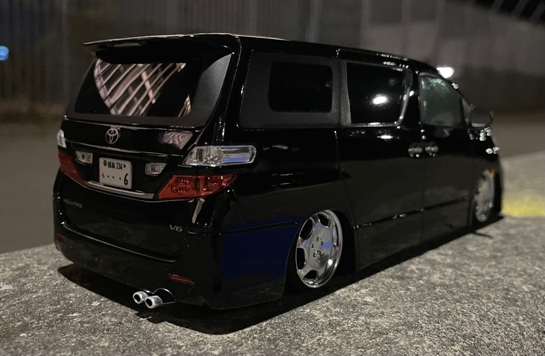 カラーサンプル　202ブラック　1/24 20ヴェルファイア　カスタム品