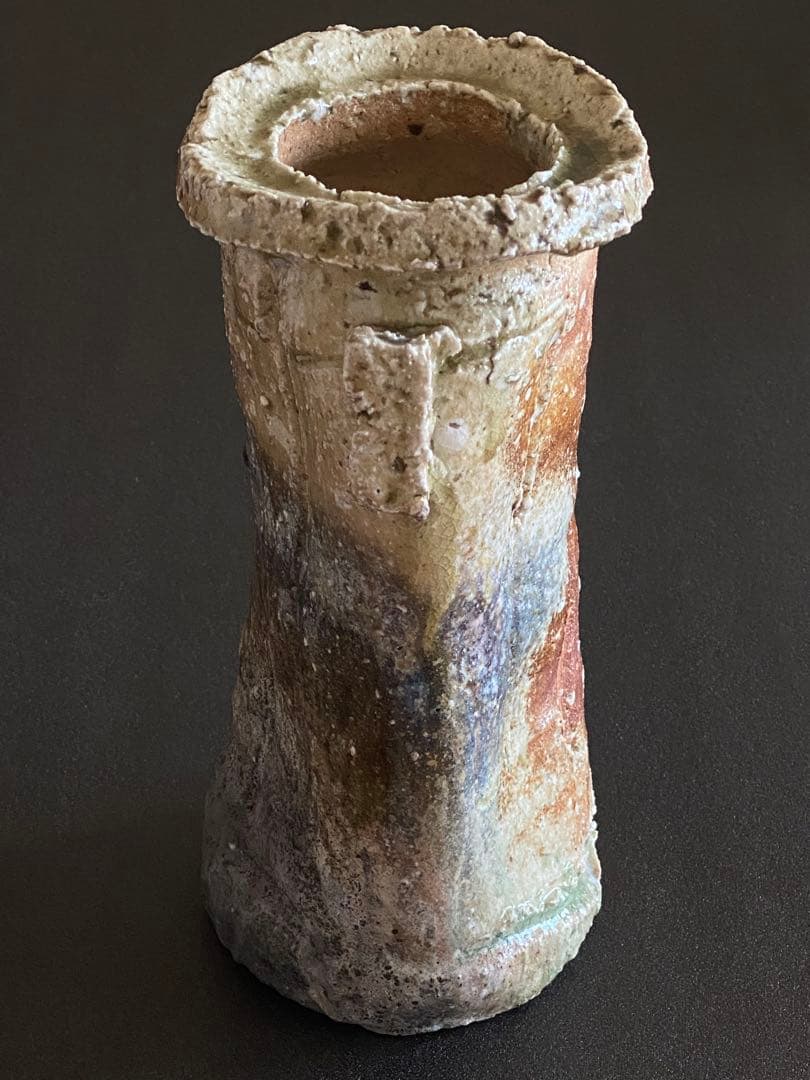 信楽焼 花瓶 花器 花入 井村侊生 N12