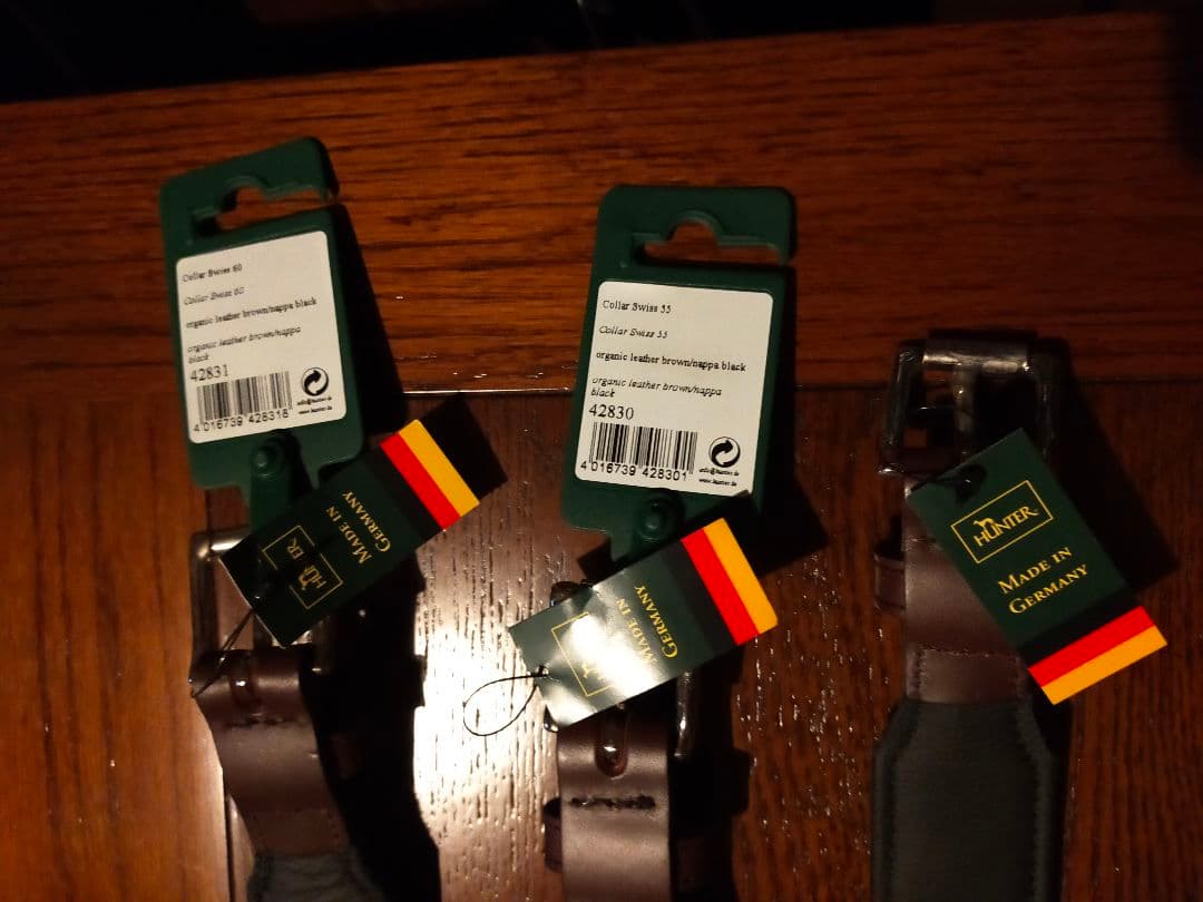 3本セット 未使用保管品 HUNTER ハンター ドイツ製 犬用 首輪