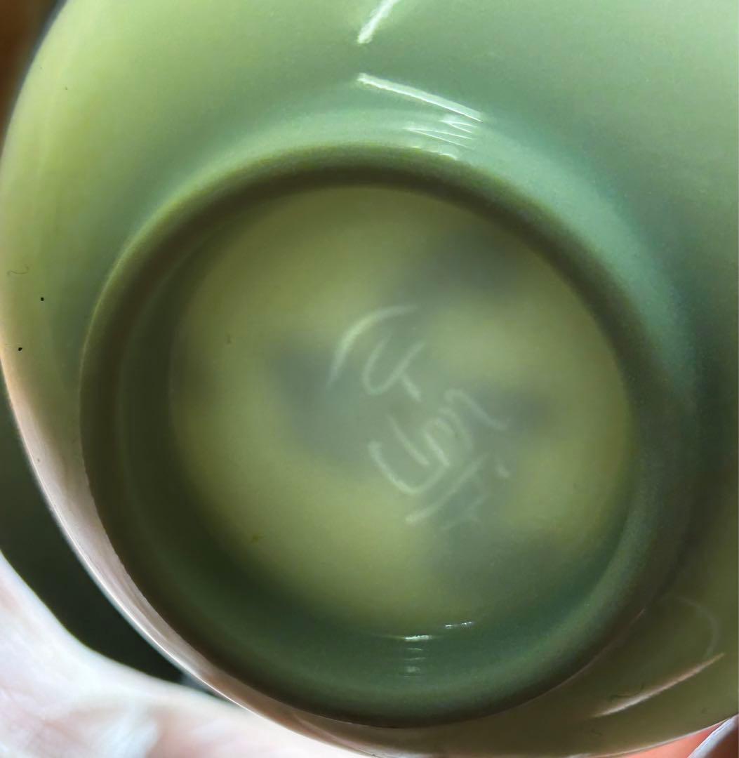 川瀬満之 作 染付汲出椀/湯呑み茶碗 未使用品