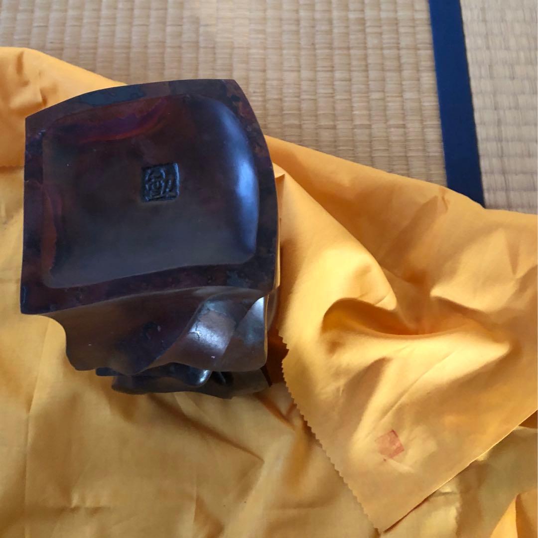 朱銅　満腔　大角勲　氏作　共箱入