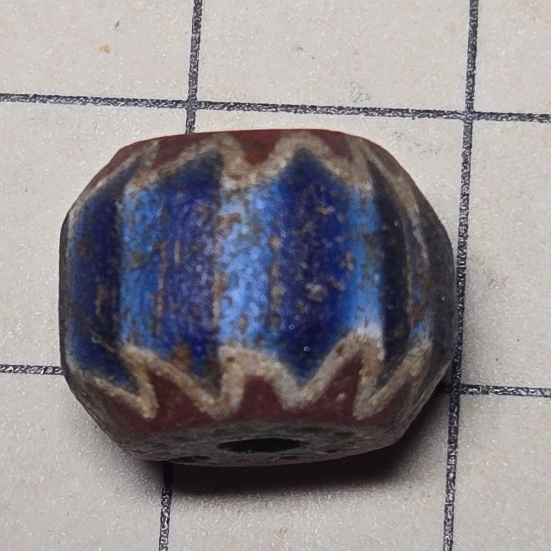 雰囲気抜群 中粒サイズ 7層シェブロンビーズ goro's等のカスタムに 4層