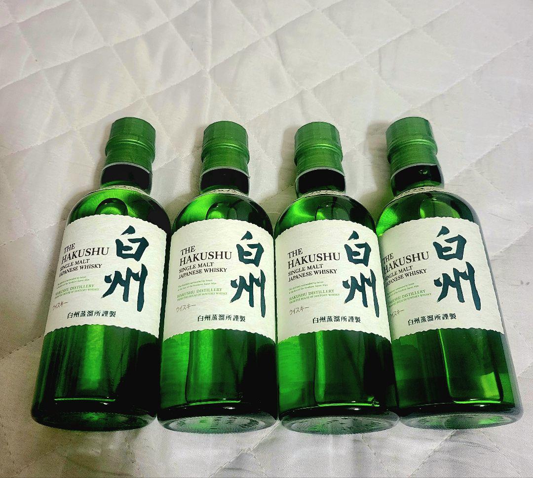 サントリーシングルモルトウイスキー白州 180ml 4本